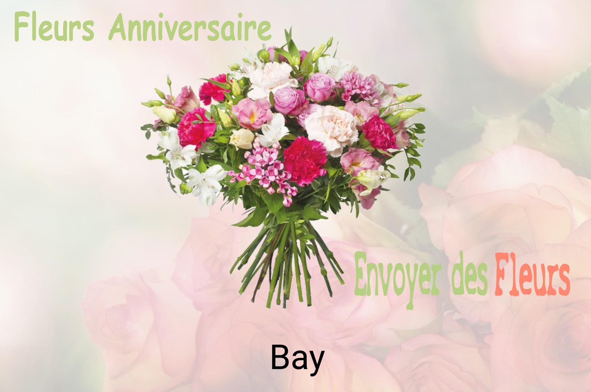 Bouquet de fleurs d’anniversaire livré à Bay